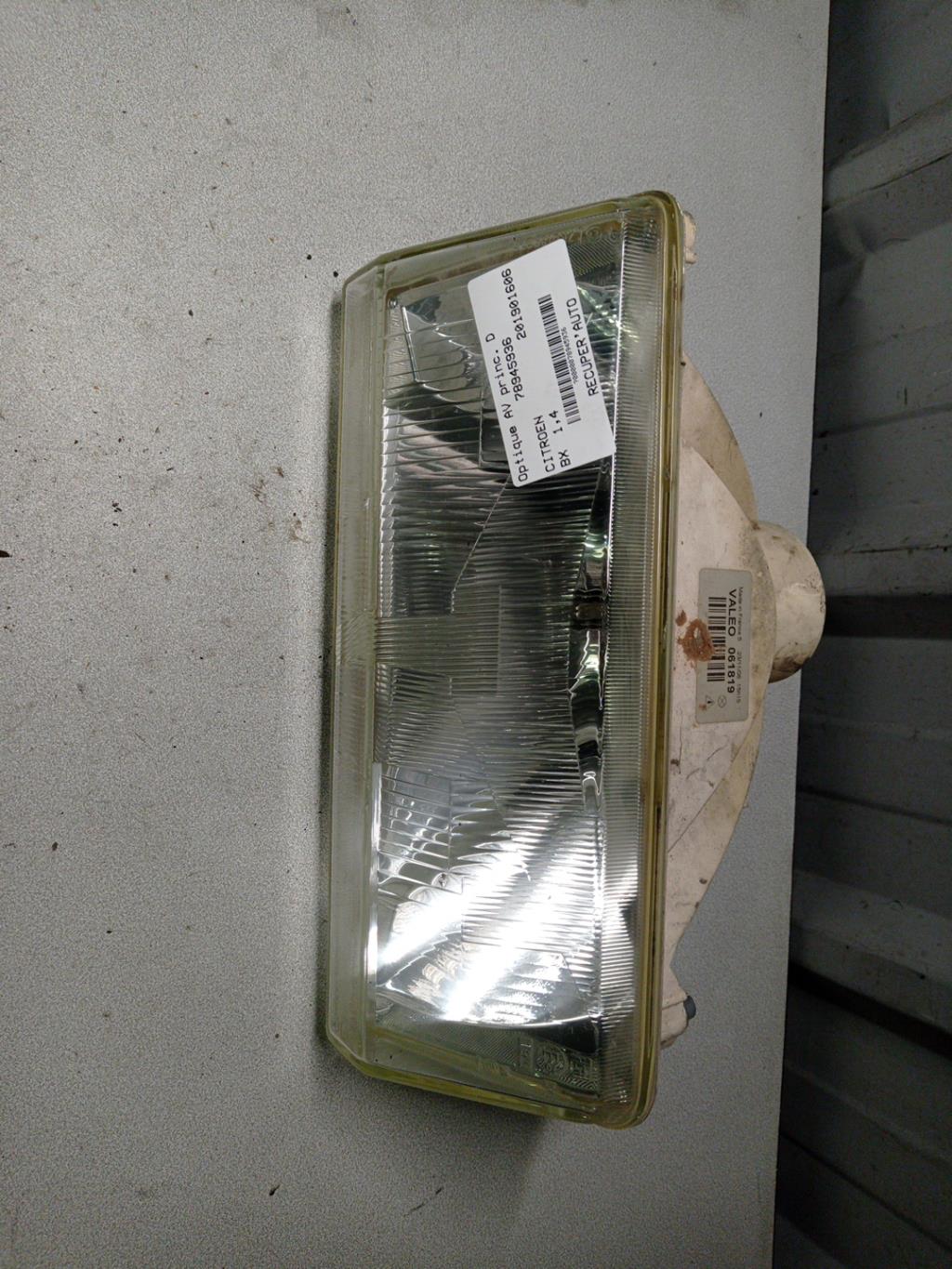 Gruppo ottico anteriore principale destro (luci)(faro) CITROEN BX Gasolina - 1
