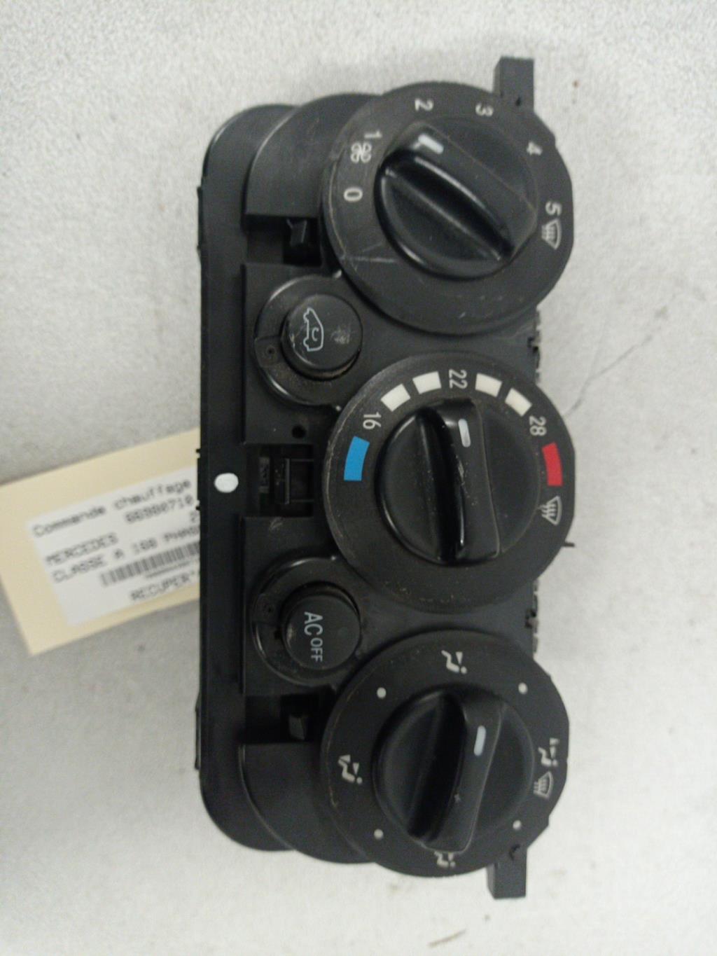 Commande chauffage MERCEDES CLASSE A 168 PHASE 2 Diesel - 1