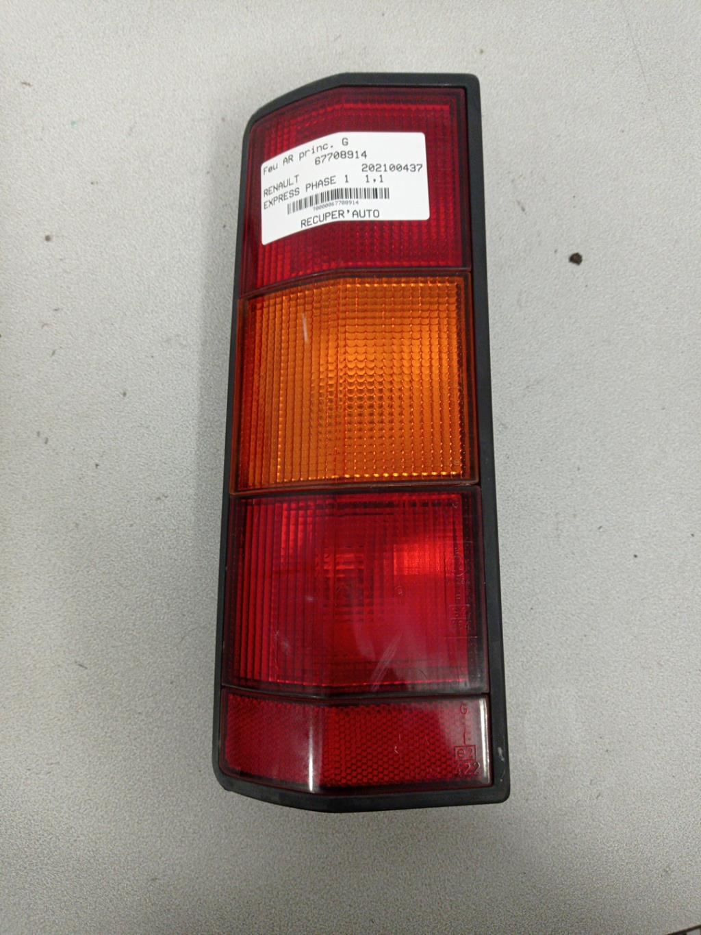 Fanale posteriore principale sinistro (luci) RENAULT EXPRESS PHASE 1 Gasolina - 1