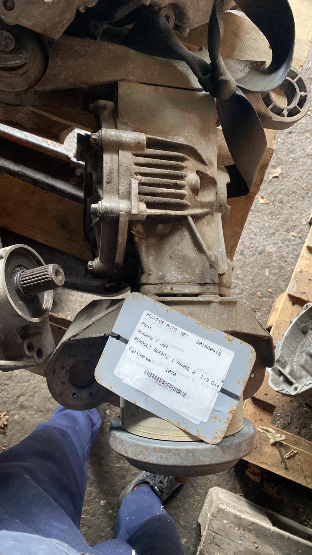 Pont (propulsion) RENAULT SCENIC 1 PHASE 2 Diesel - 1