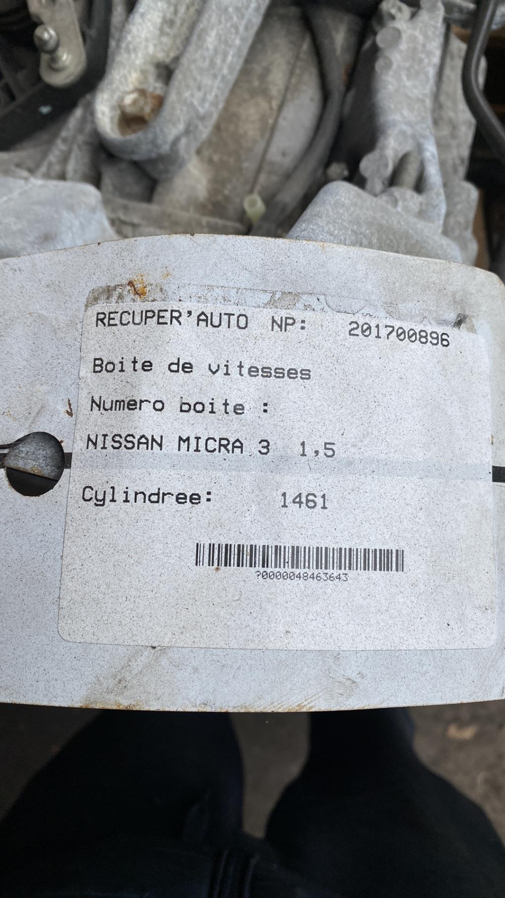Scatola cambio NISSAN MICRA 3  - 1