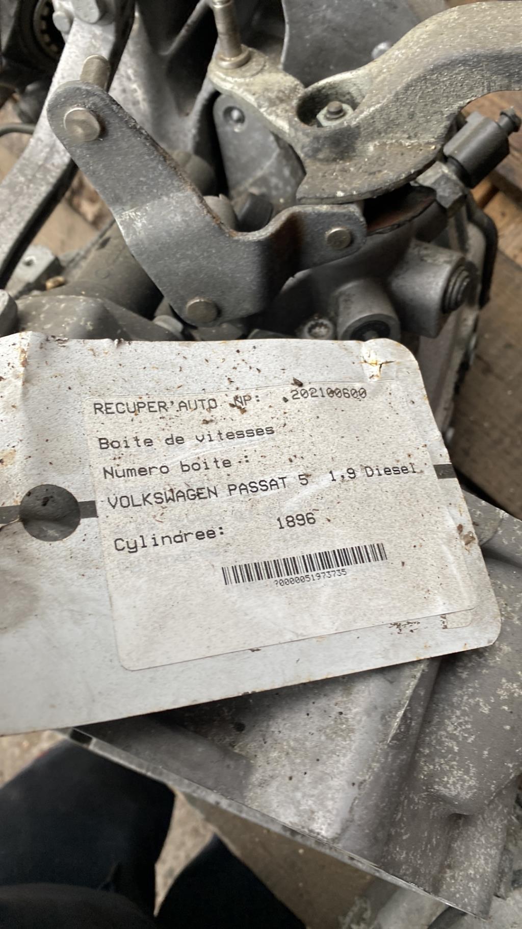 Boite de vitesses VOLKSWAGEN PASSAT 5 Diesel - 1