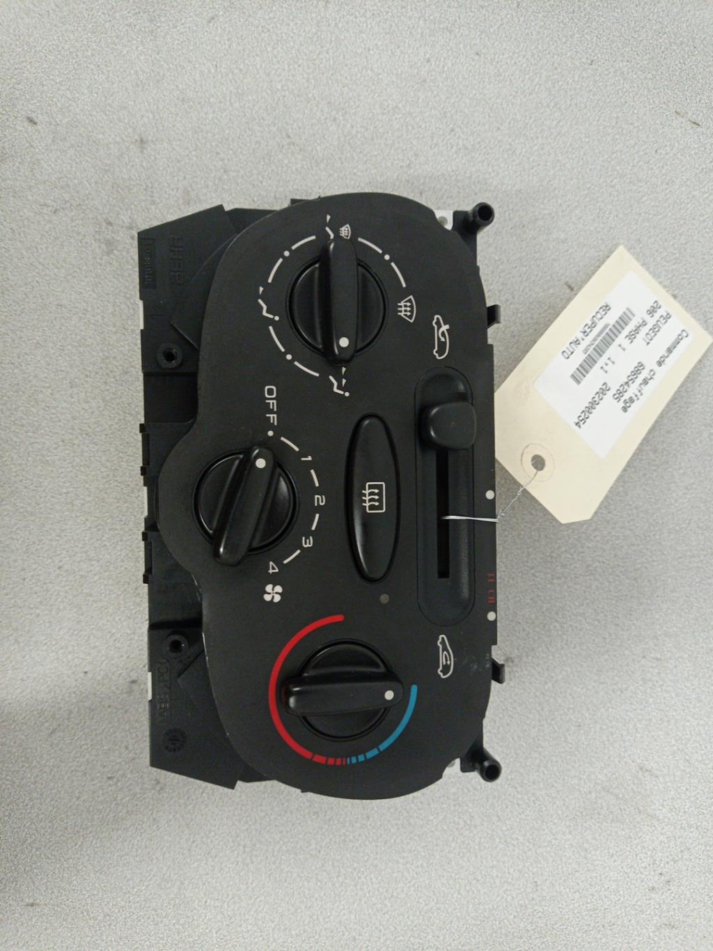 Commande chauffage PEUGEOT 206 PHASE 1 Essence - 1