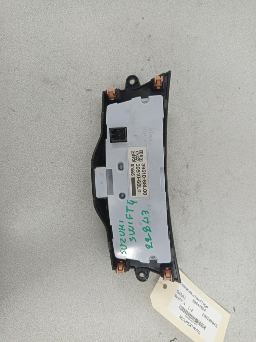 Commande chauffage SUZUKI SWIFT 4 Essence - 1