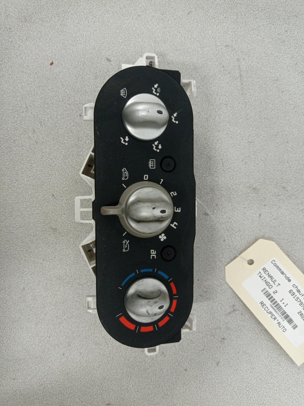 Commande chauffage RENAULT TWINGO 2 PHASE 1 Essence - 1
