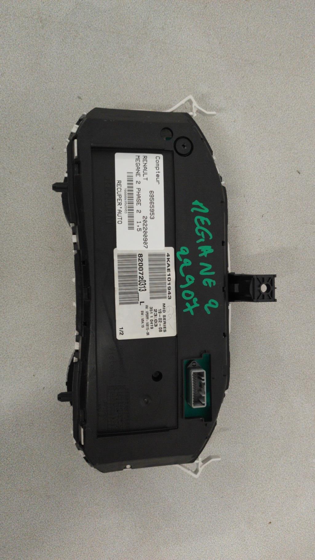 Compteur RENAULT MEGANE 2 PHASE 2 Diesel - 1