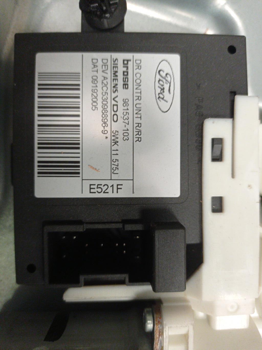 Alzacristalli elettrico posteriore destro FORD C-MAX 1 PHASE 1 Diésel - 1