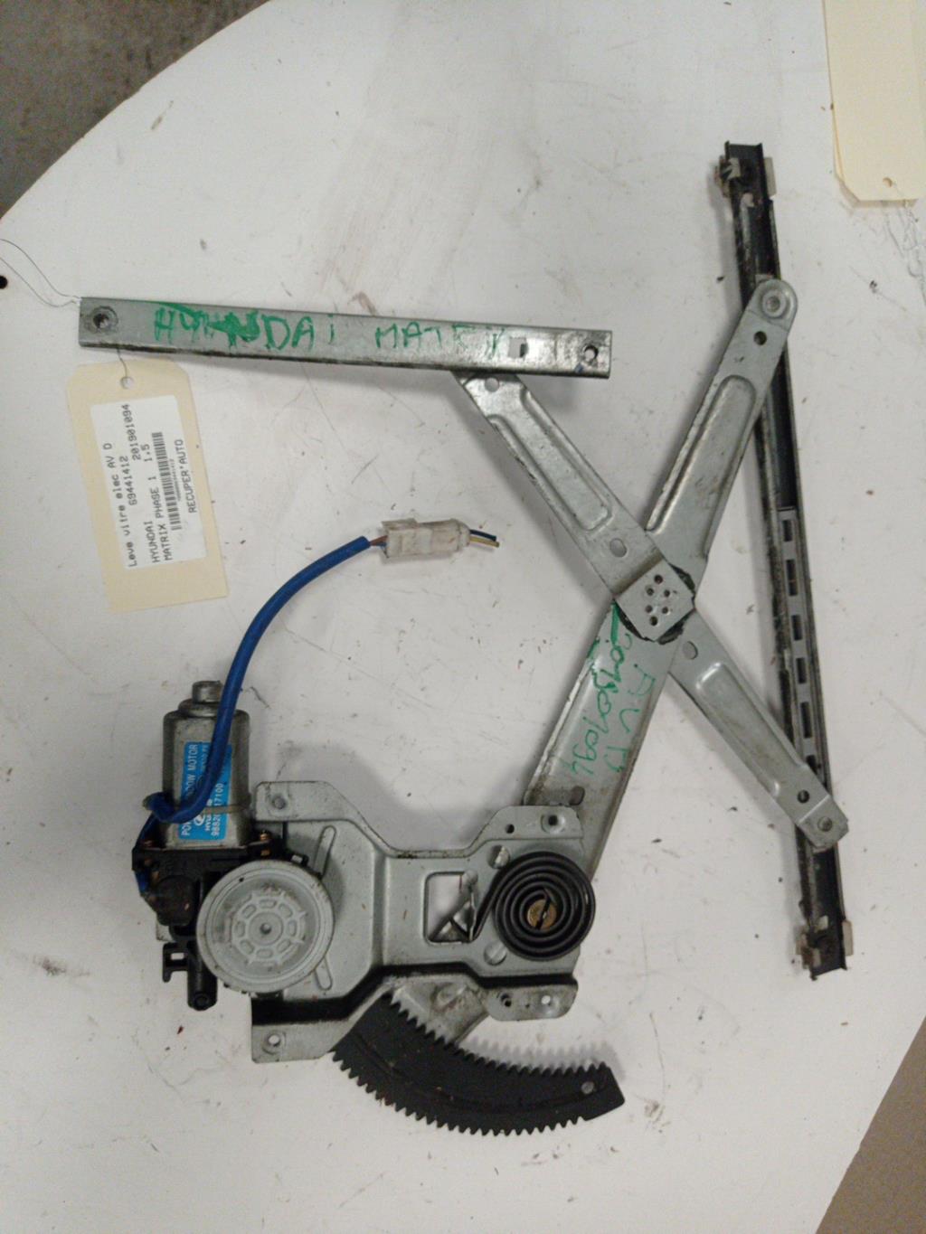 Alzacristalli elettrico anteriore destro HYUNDAI MATRIX PHASE 1 Diésel - 1