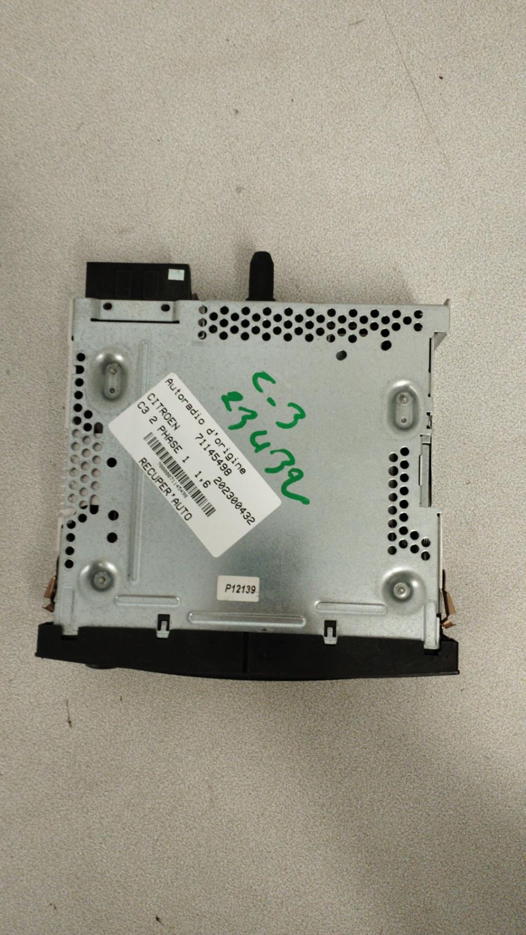 Autoradio originale CITROEN C3 2 PHASE 1 Diésel - 1