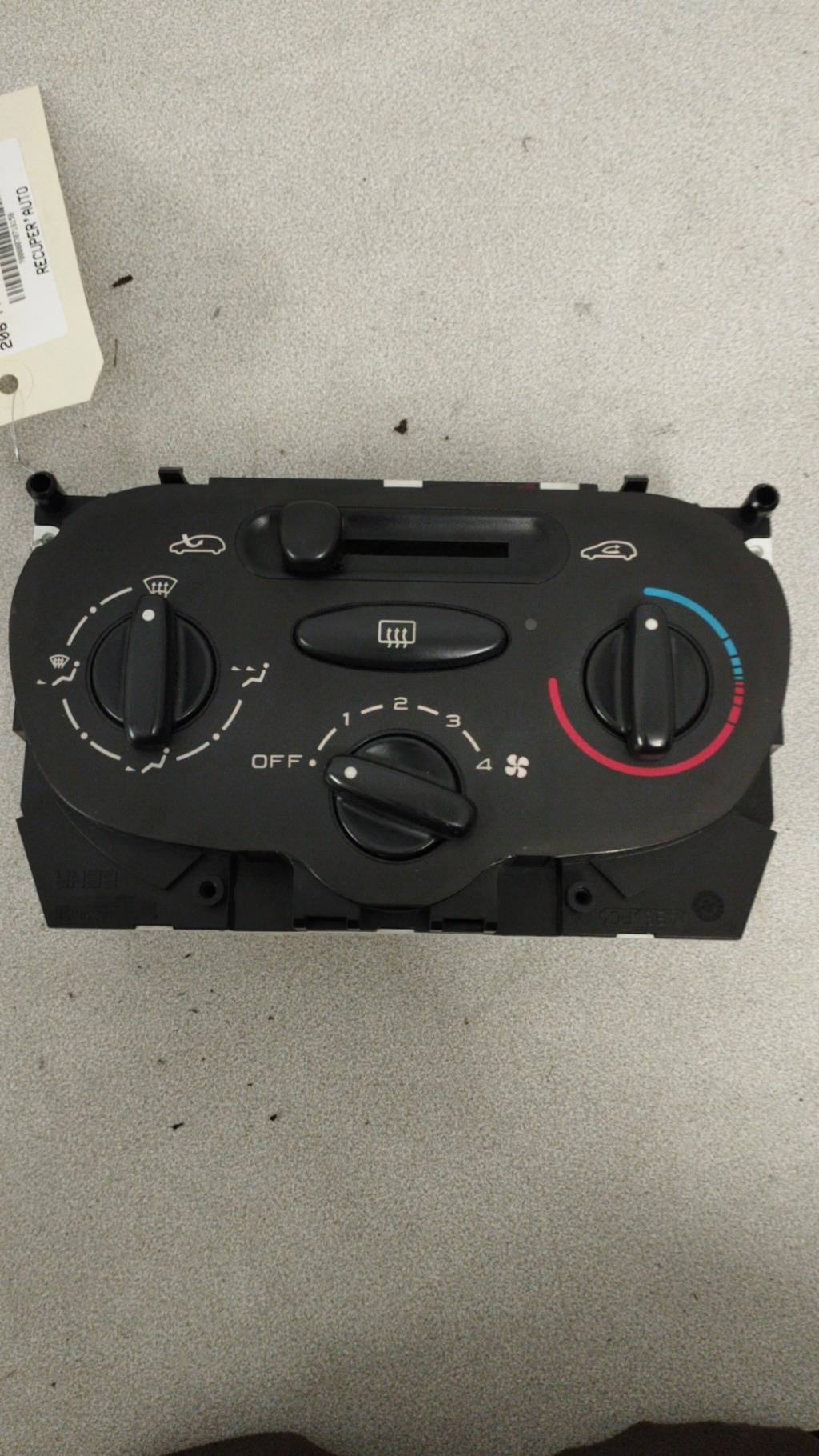 Commande chauffage PEUGEOT 206 PHASE 1 Essence - 1