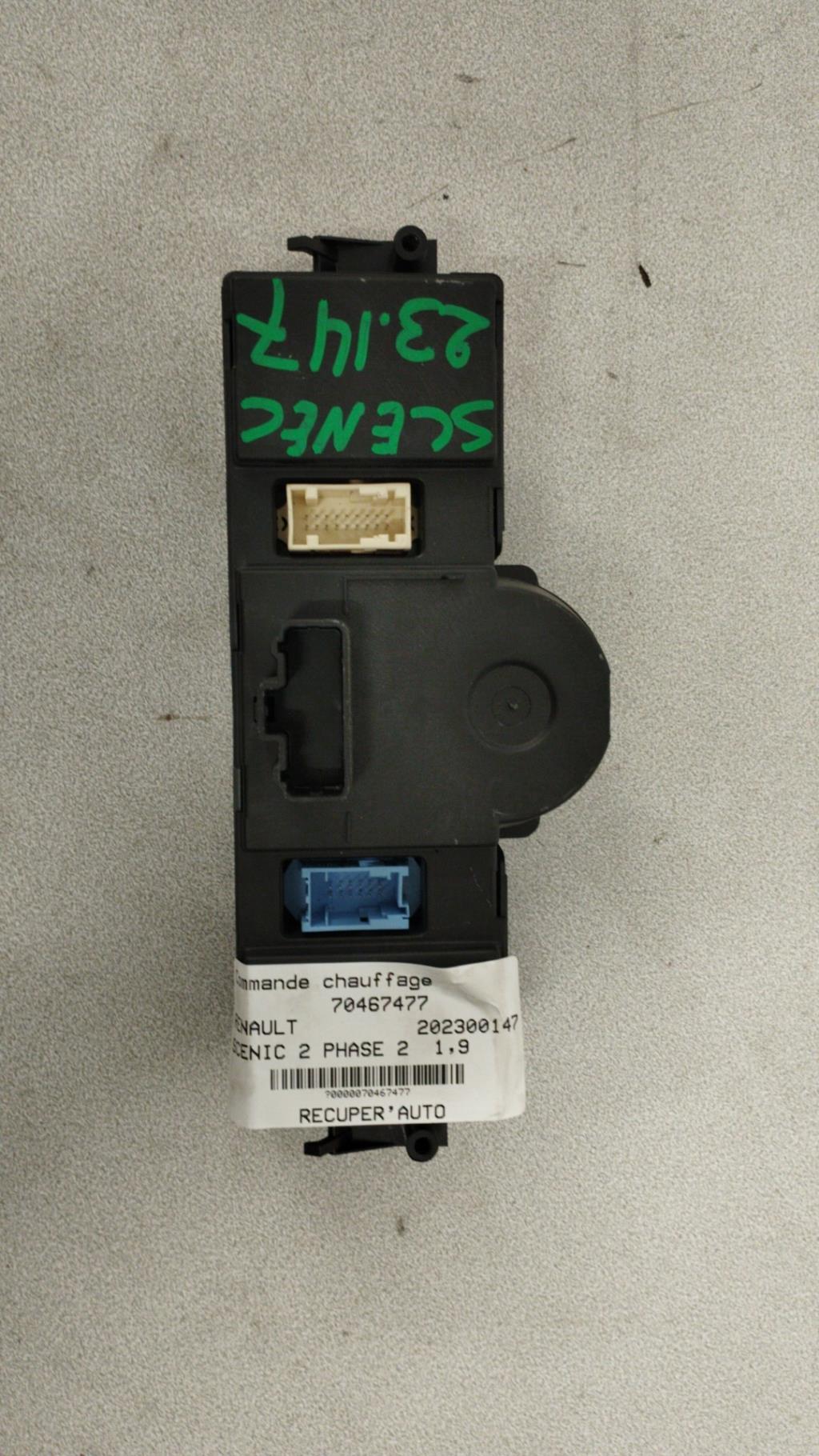 Commande chauffage RENAULT SCENIC 2 PHASE 2 Diesel - 1