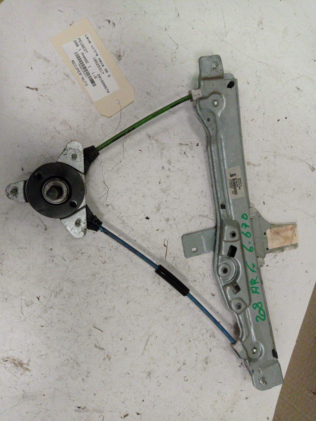 Alzacristalli manuale posteriore sinistro PEUGEOT 208 1 PHASE 1 Diésel - 1