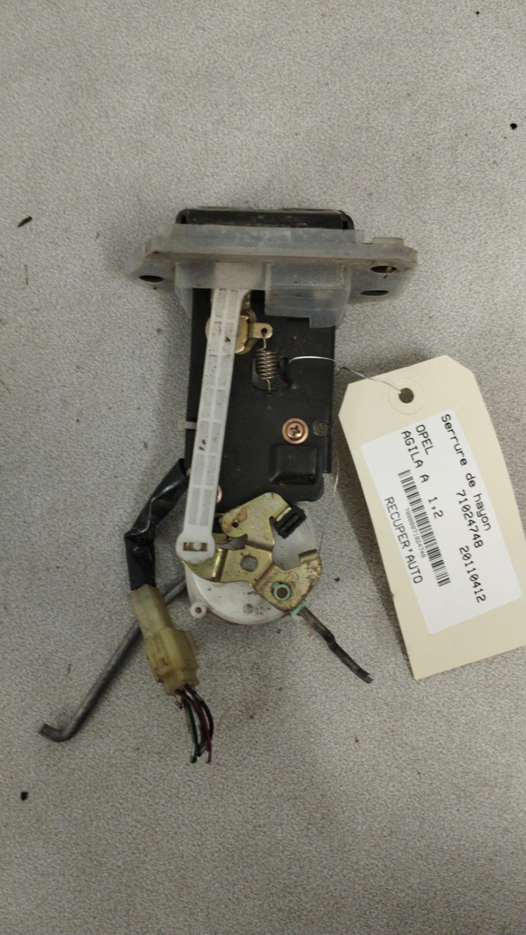 Serrure de hayon OPEL AGILA A Essence - 1