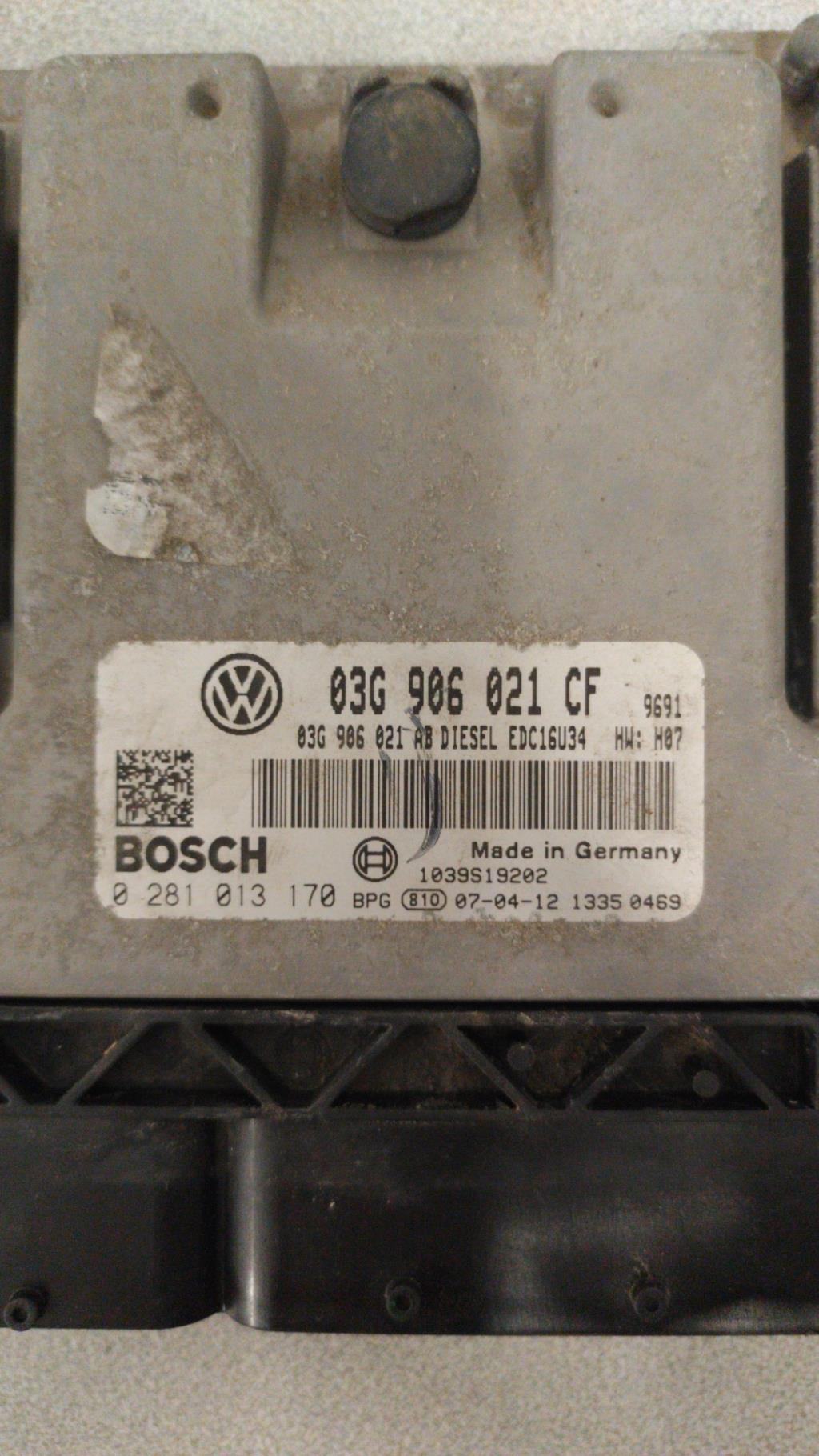 Centralina motore VOLKSWAGEN EOS CABRIO PHASE 1 Diésel - 1