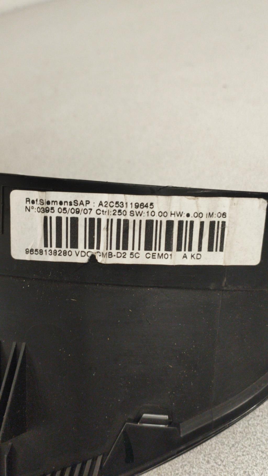 Compteur PEUGEOT 407 PHASE 1 Diesel - 1
