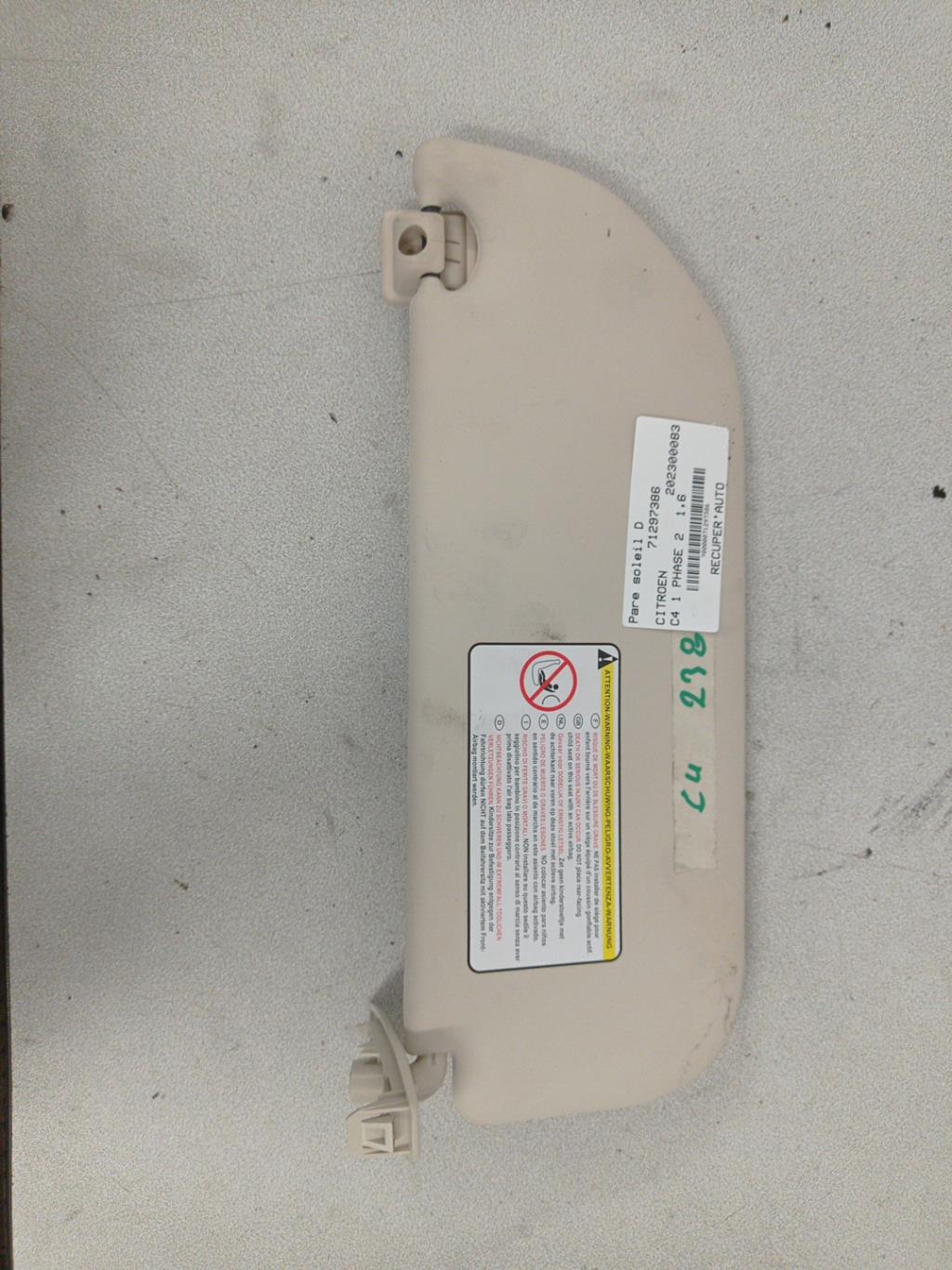 Visiera parasole destra CITROEN C4 1 PHASE 2 Diésel - 1