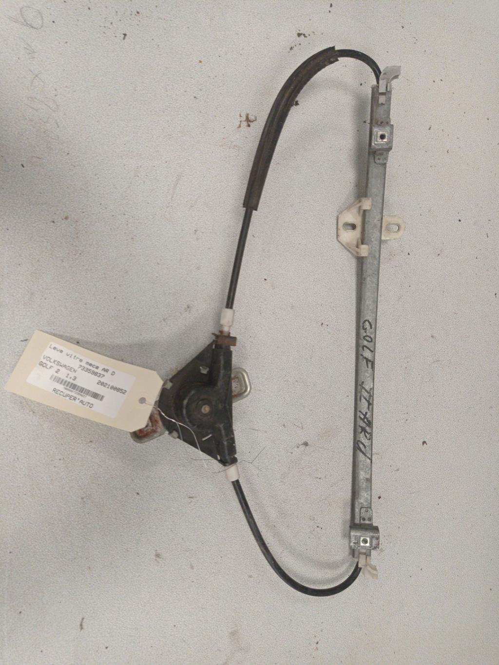 Alzacristalli manuale posteriore destro VOLKSWAGEN GOLF 2 Gasolina - 1