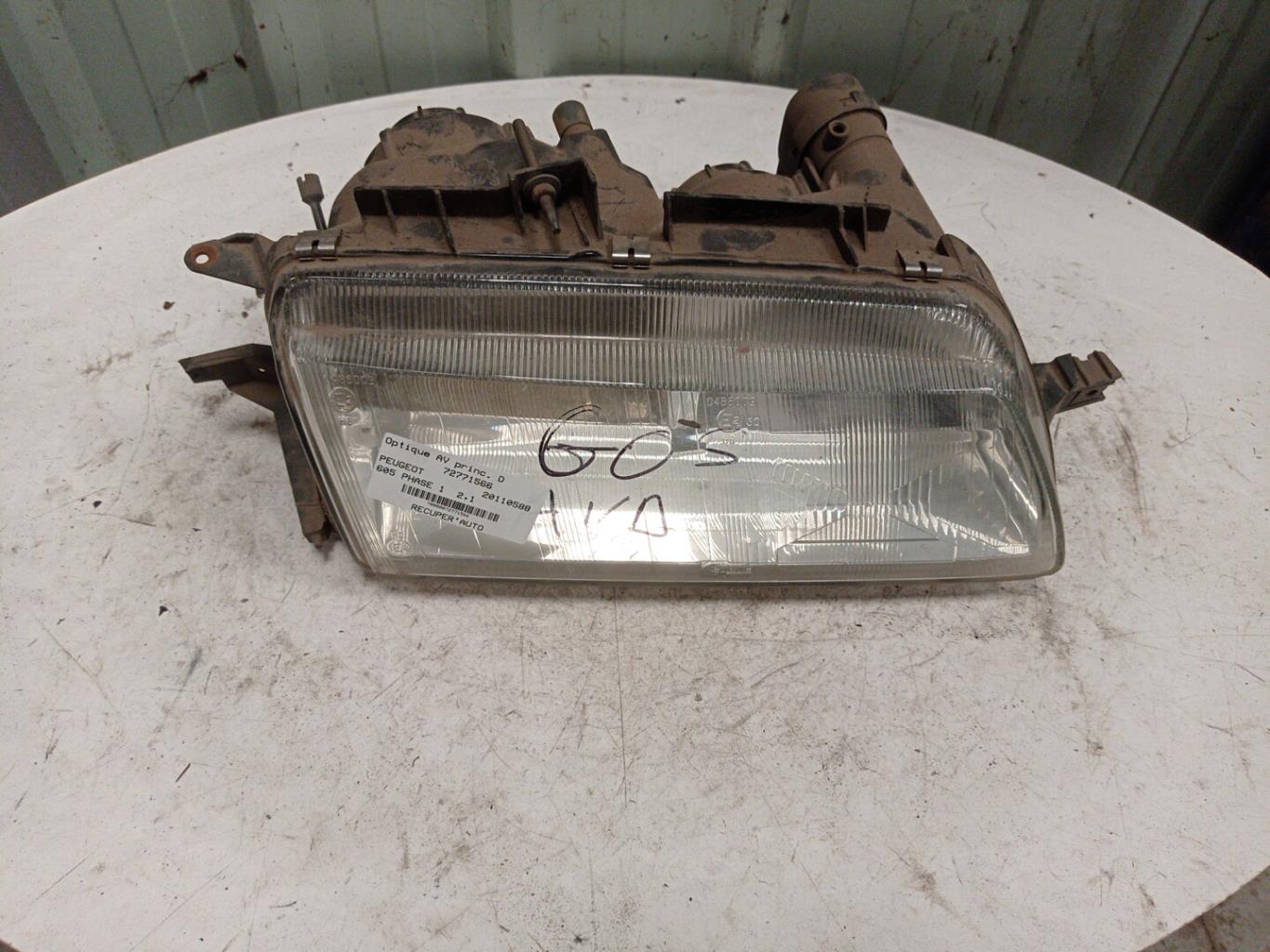 Gruppo ottico anteriore principale destro (luci)(faro) PEUGEOT 605 PHASE 1 Diésel - 1