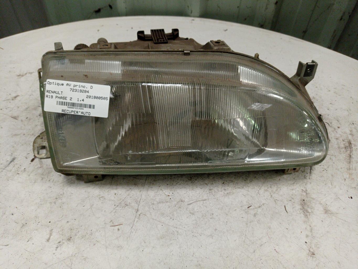 Gruppo ottico anteriore principale destro (luci)(faro) RENAULT R19 PHASE 2 Gasolina - 1