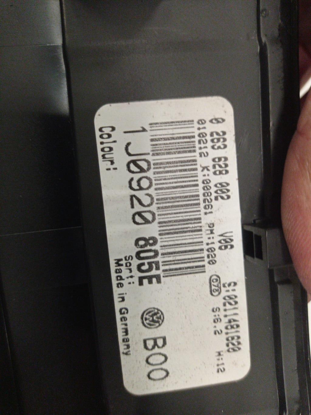 Compteur VOLKSWAGEN GOLF 4 Diesel - 1