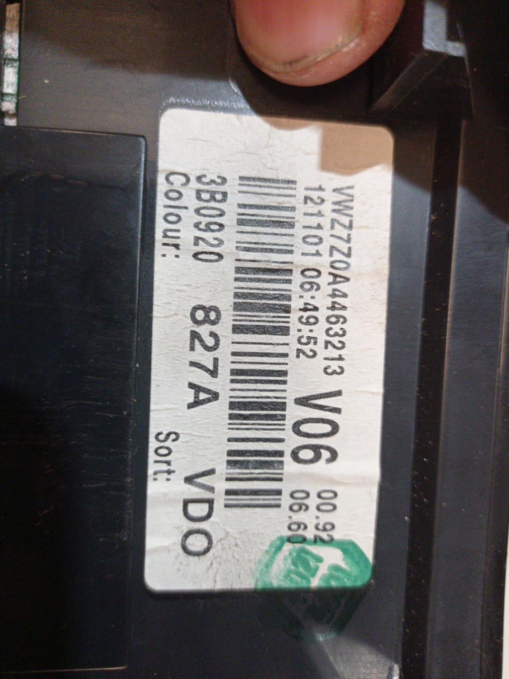 Compteur VOLKSWAGEN PASSAT 4 PHASE 2 Diesel - 1