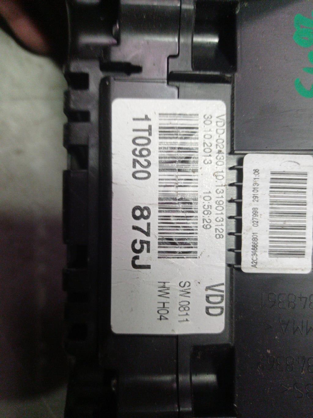 Compteur VOLKSWAGEN TOURAN 2 Diesel - 1