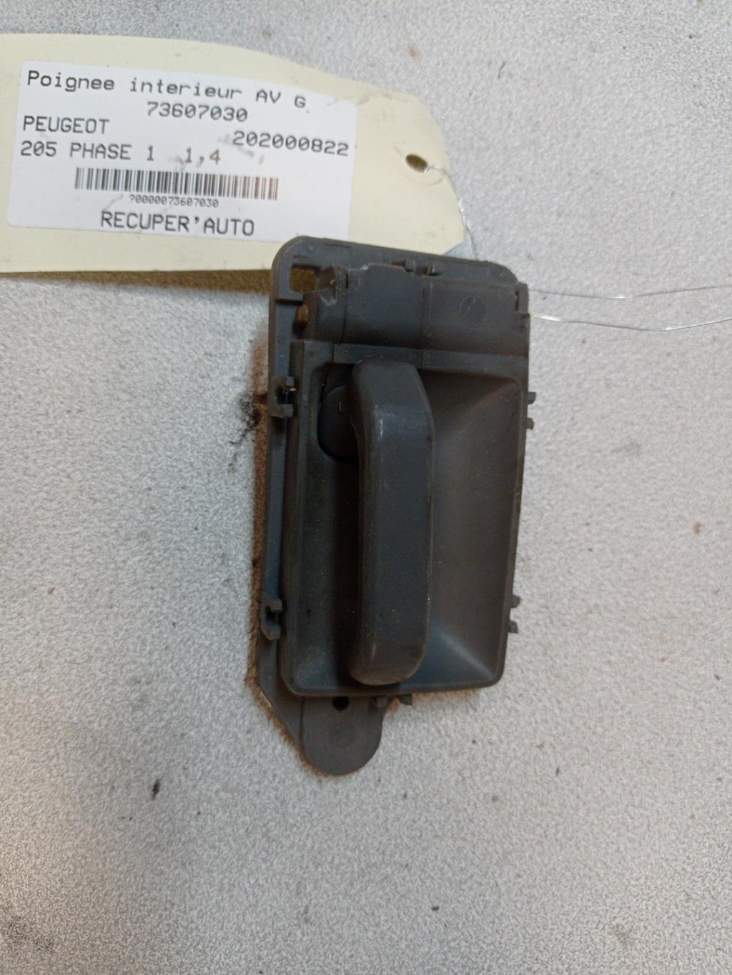 Maniglia interna anteriore sinistra PEUGEOT 205 PHASE 1 Gasolina - 1