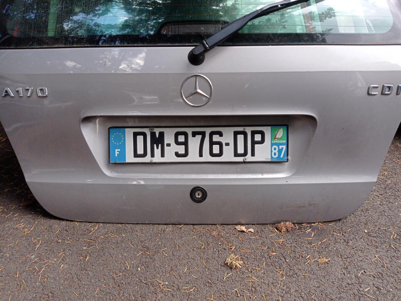 Portabagagli/Portellone posteriore MERCEDES CLASSE A 168 PHASE 1 Diésel - 1