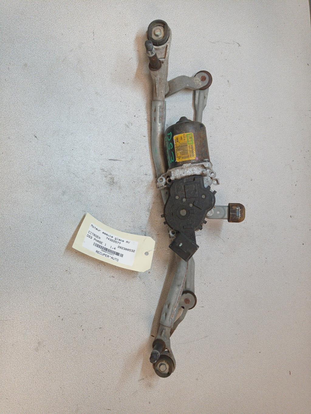 Motore tergicristallo anteriore CITROEN DS3 PHASE 1 Gasolina - 1