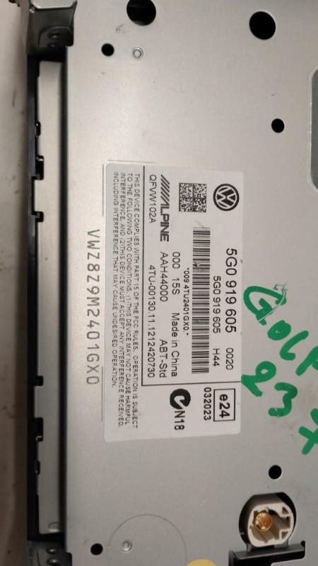 Autoradio originale VOLKSWAGEN GOLF 7 PHASE 1 Gasolina - 1