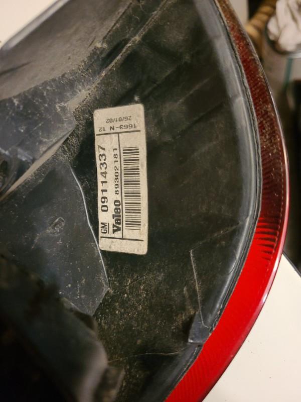 Fanale posteriore principale destro (luci) OPEL CORSA C PHASE 1 Diésel - 1
