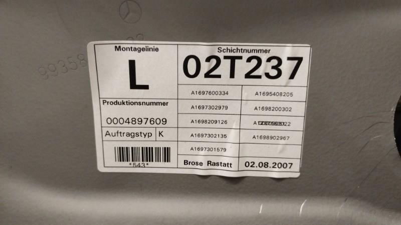 Alzacristalli elettrico posteriore sinistro MERCEDES CLASSE B 245 PHASE 1 Diésel - 1