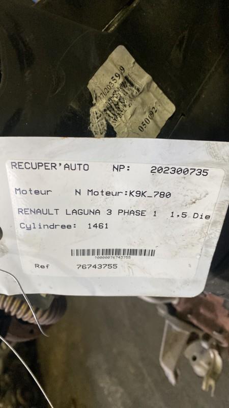 Motor RENAULT LAGUNA 3 PHASE 1 Diésel - 1