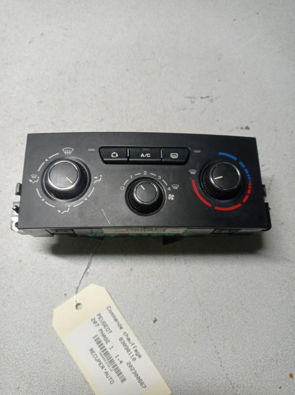 Commande chauffage PEUGEOT 207 PHASE 1 Essence - 1