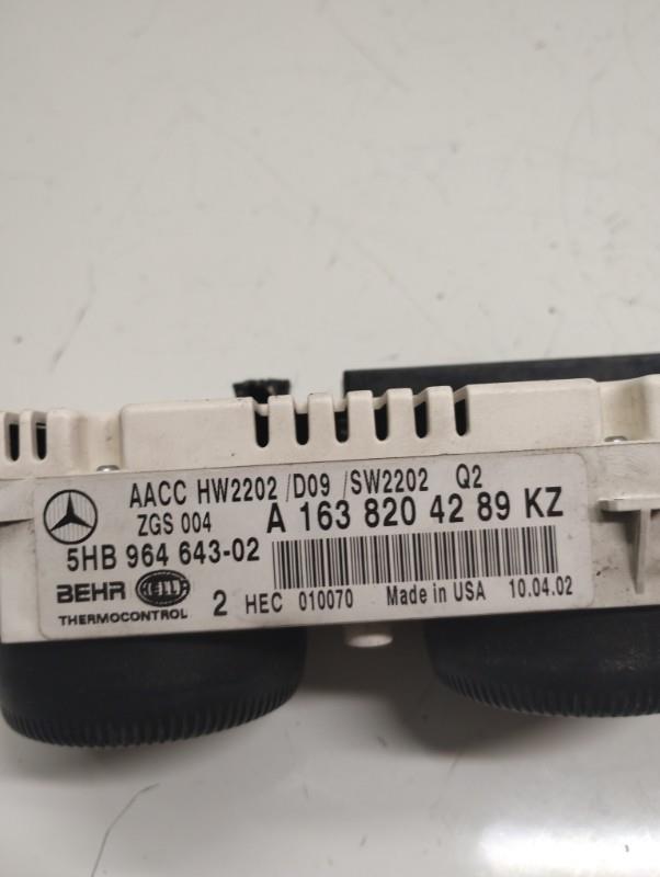 Commande chauffage MERCEDES CLASSE M 163 PHASE 2 Diesel - 1