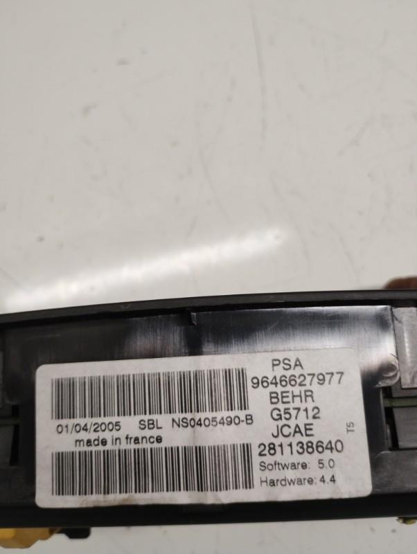 Commande chauffage PEUGEOT 307 PHASE 1 Diesel - 1