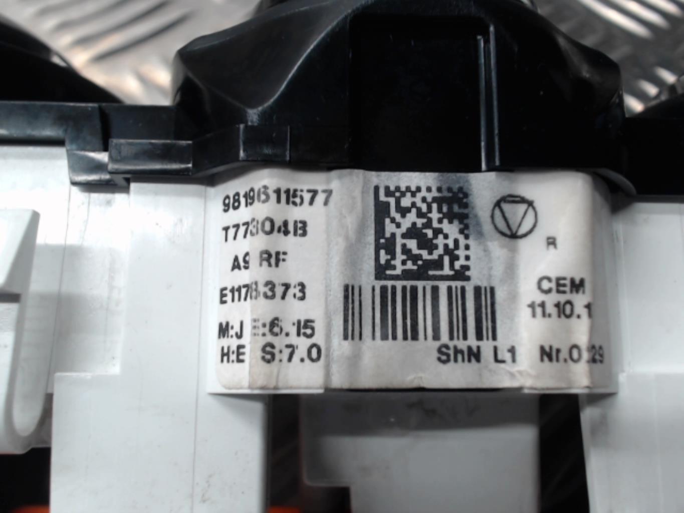 Commande chauffage PEUGEOT 208 1 PHASE 2 Diesel - 1