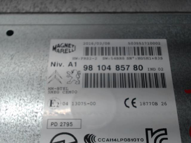 Autoradio originale CITROEN C4 PICASSO 2 PHASE 1 Diésel - 1