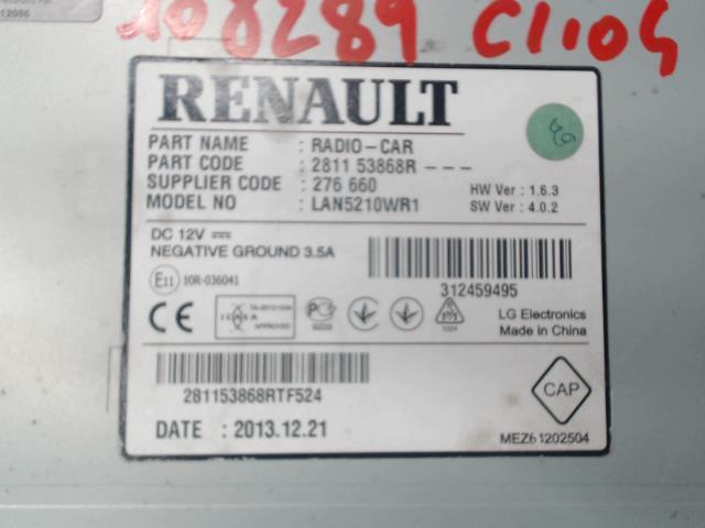 Autoradio d'origine RENAULT CLIO 4 PHASE 1 Diesel - 1