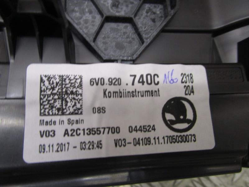 Compteur SKODA FABIA 3 PHASE 1 Essence - 1