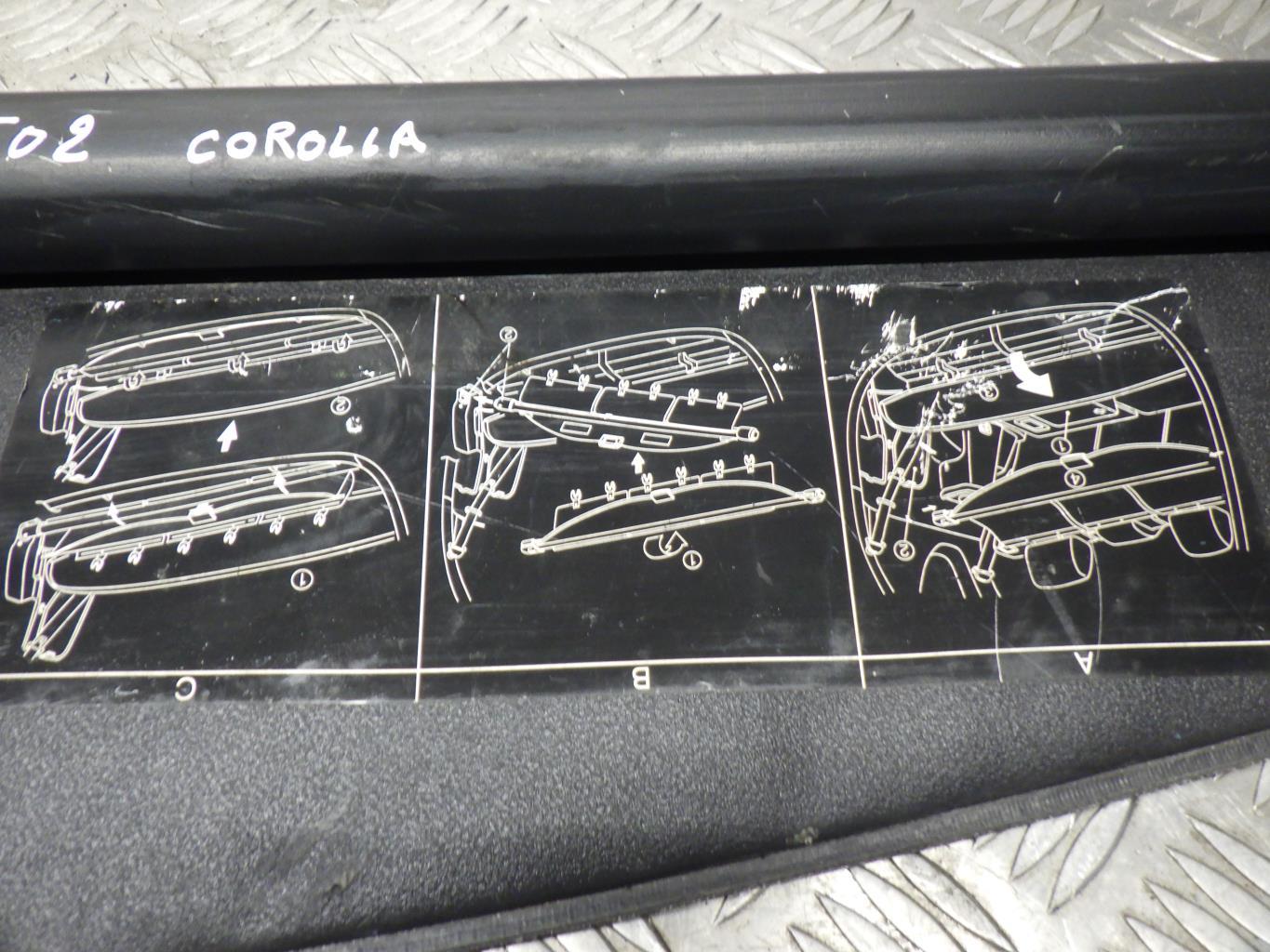 Tendalino cappelliera TOYOTA COROLLA VERSO 2 PHASE 1  - 1