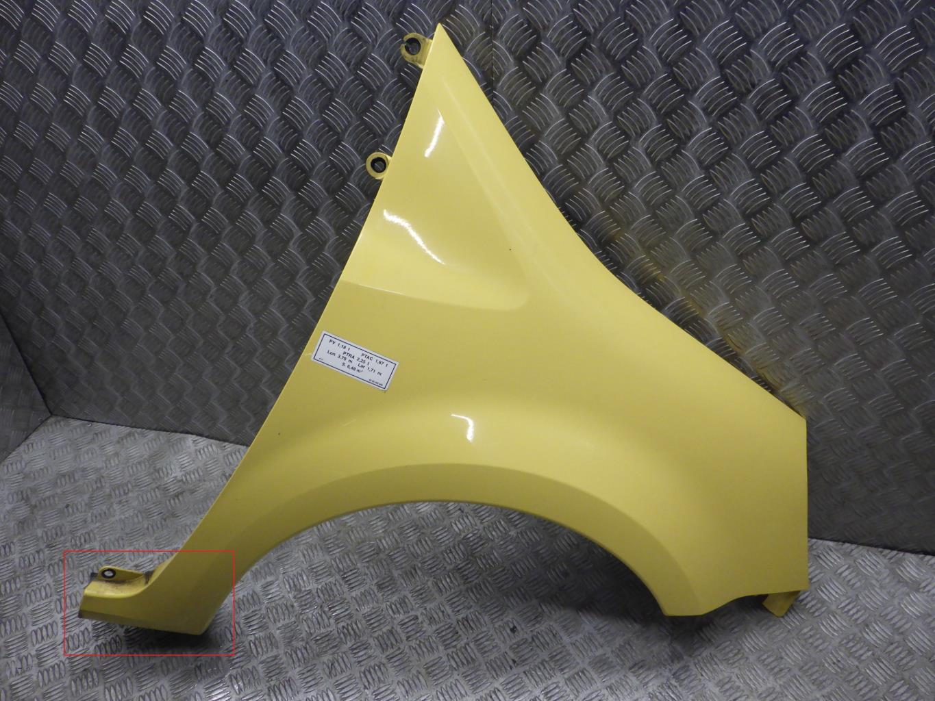 Aile avant droit RENAULT MODUS PHASE 1  - 1