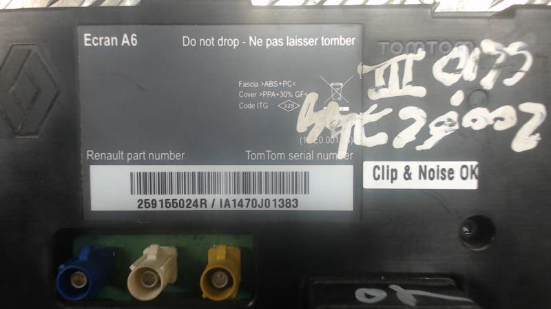 Ecran GPS RENAULT CLIO 3 PHASE 2 Diesel - 1