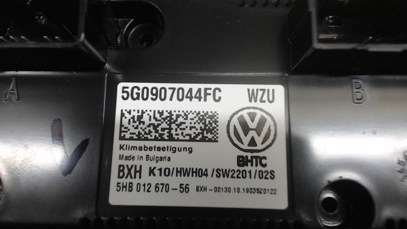 Commande chauffage VOLKSWAGEN GOLF 7 phase 2 Essence - 1