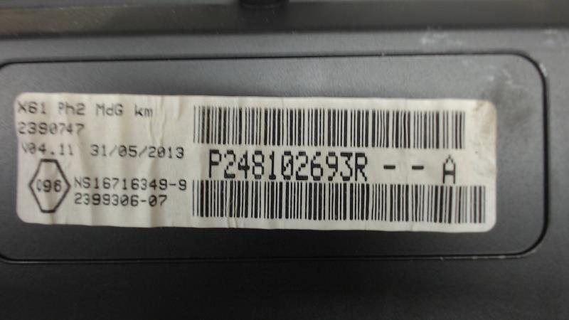 Compteur RENAULT KANGOO 2 PHASE 2  - 1
