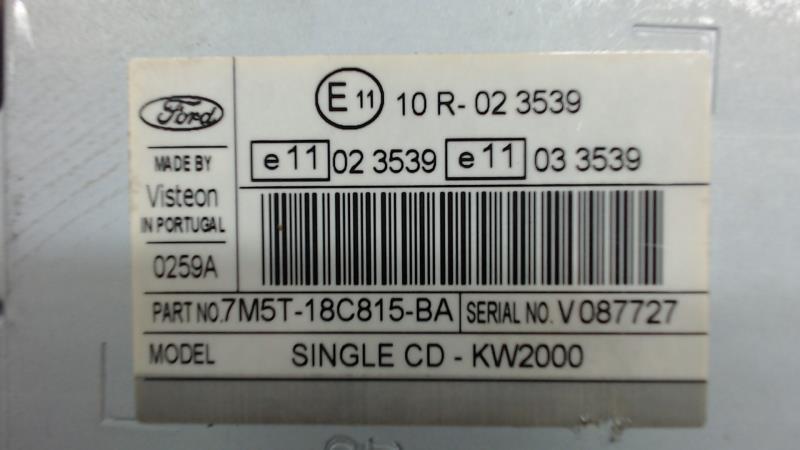 Autoradio d'origine FORD FOCUS 2 PHASE 1 Diesel - 1