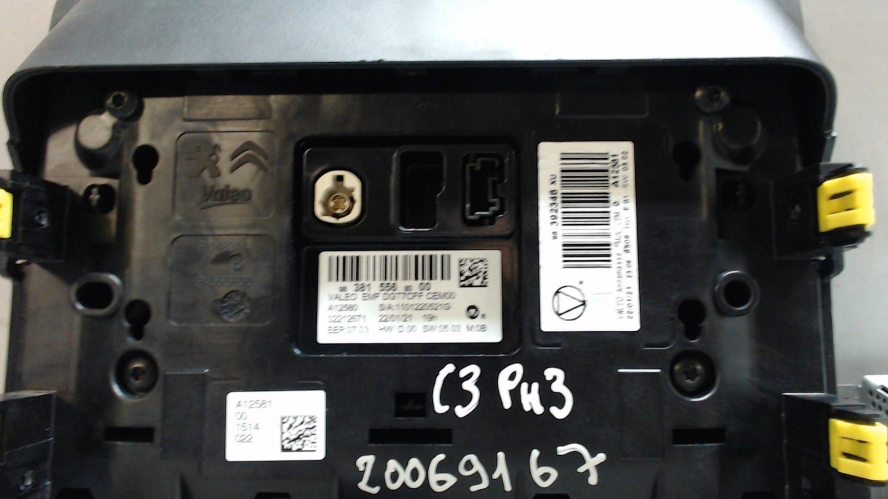 Autoradio d'origine CITROEN C3 3 PHASE 2 Diesel - 1