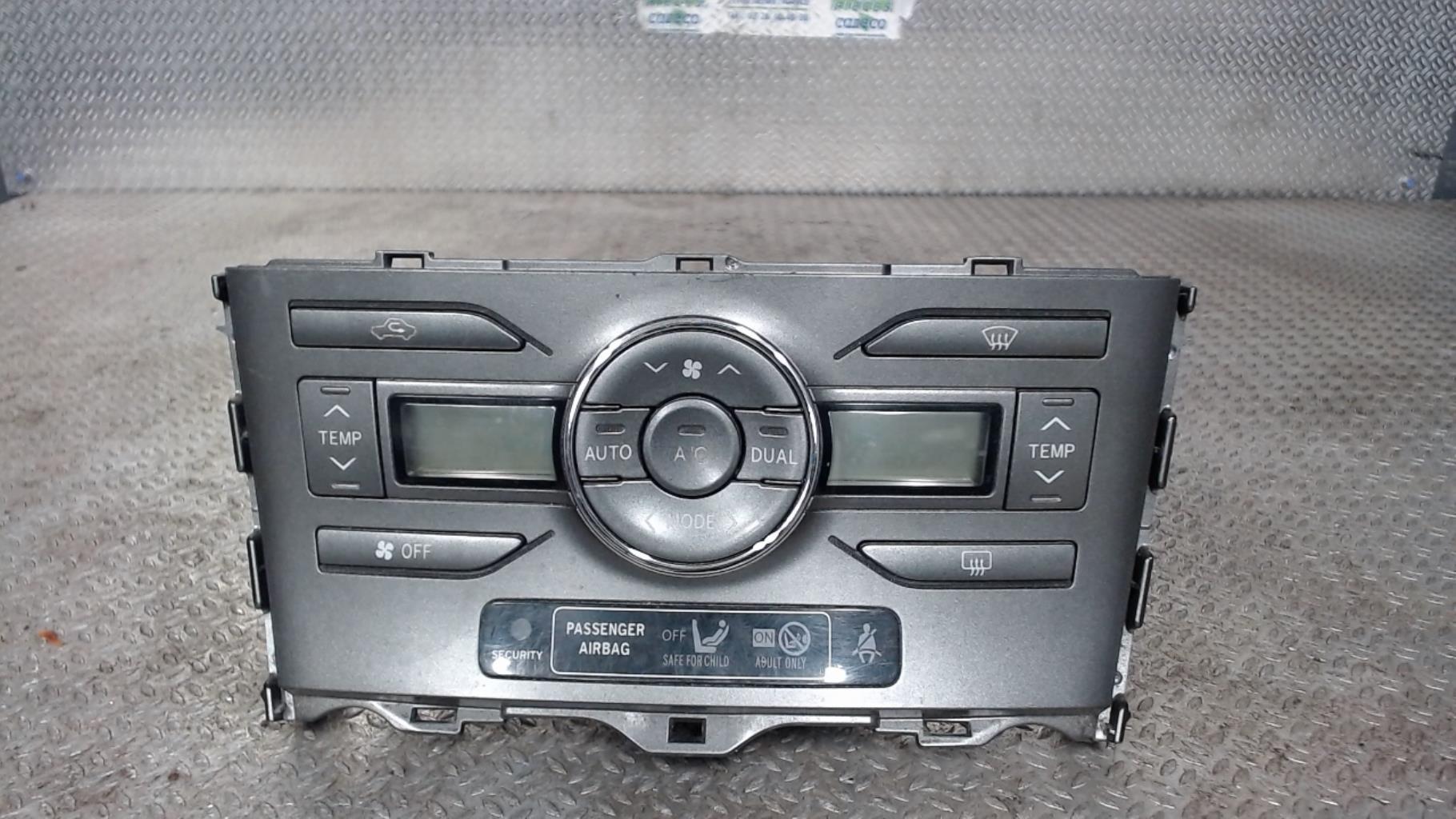 Commande chauffage TOYOTA AURIS 1 PHASE 1 Diesel - 1