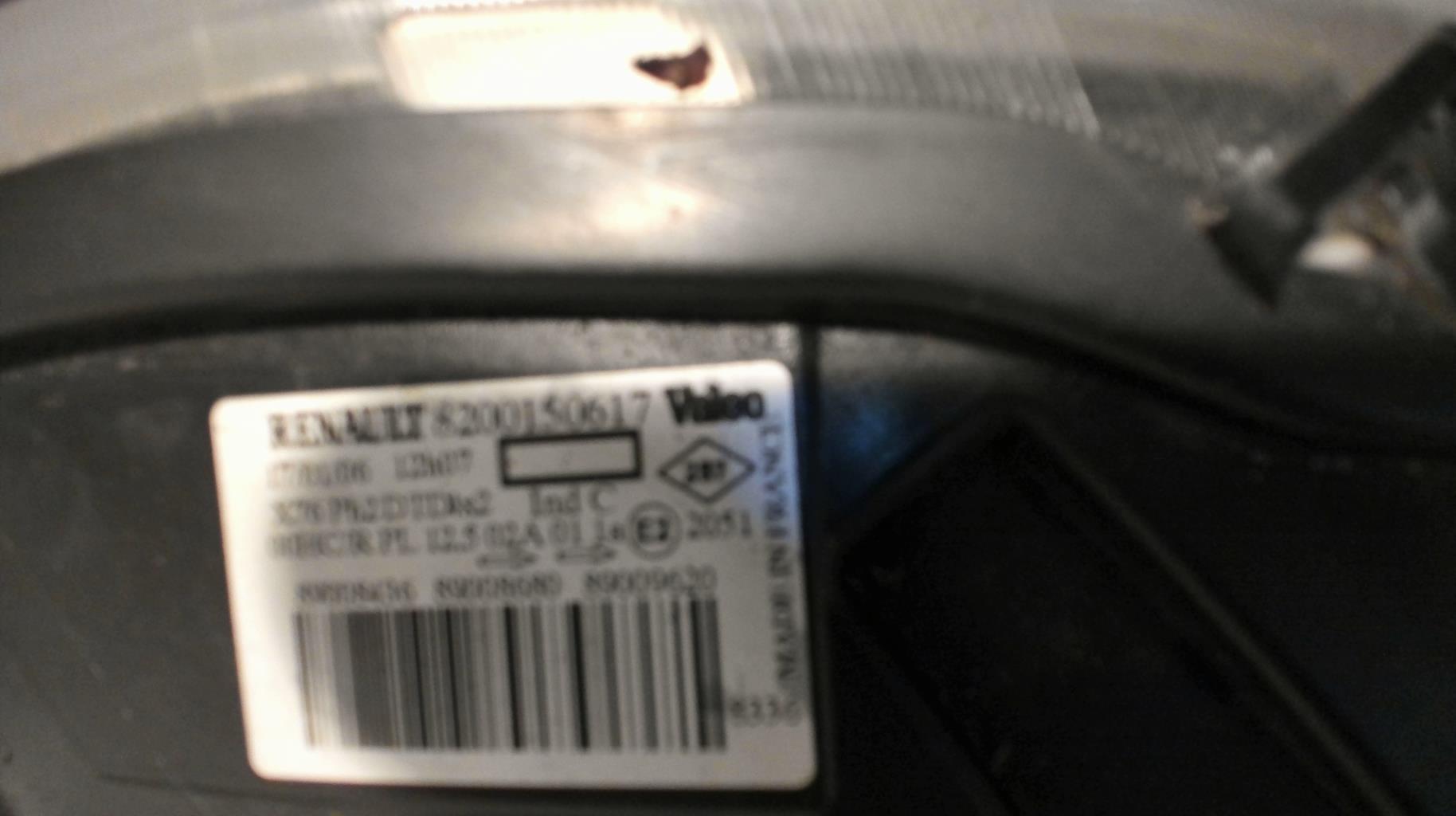 Image Optique avant principal droit (feux)(phare) - RENAULT KANGOO 1