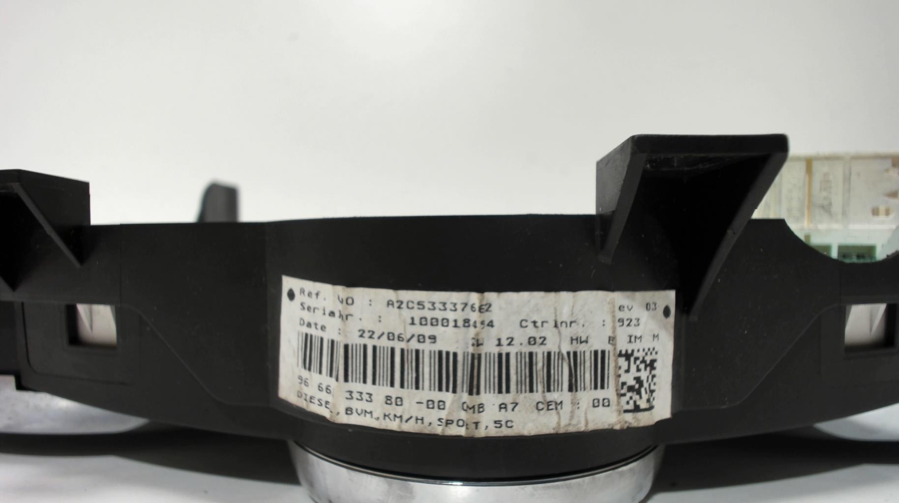 Image Compteur - PEUGEOT 207